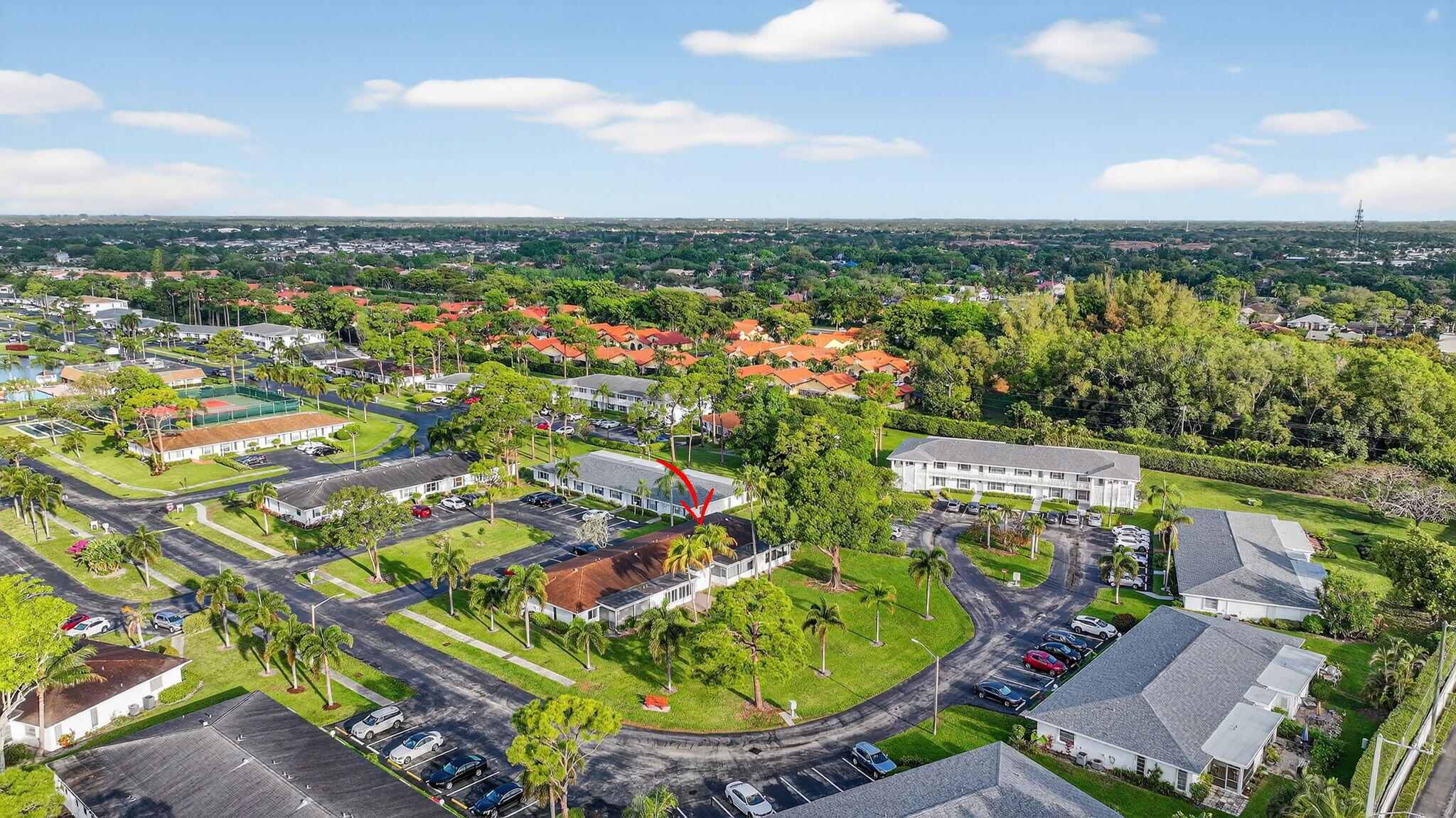 5093 Privet Place, Unit A1 Delray Beach, FL 33484 - Photo 45 of 54 an aerial view of multiple house