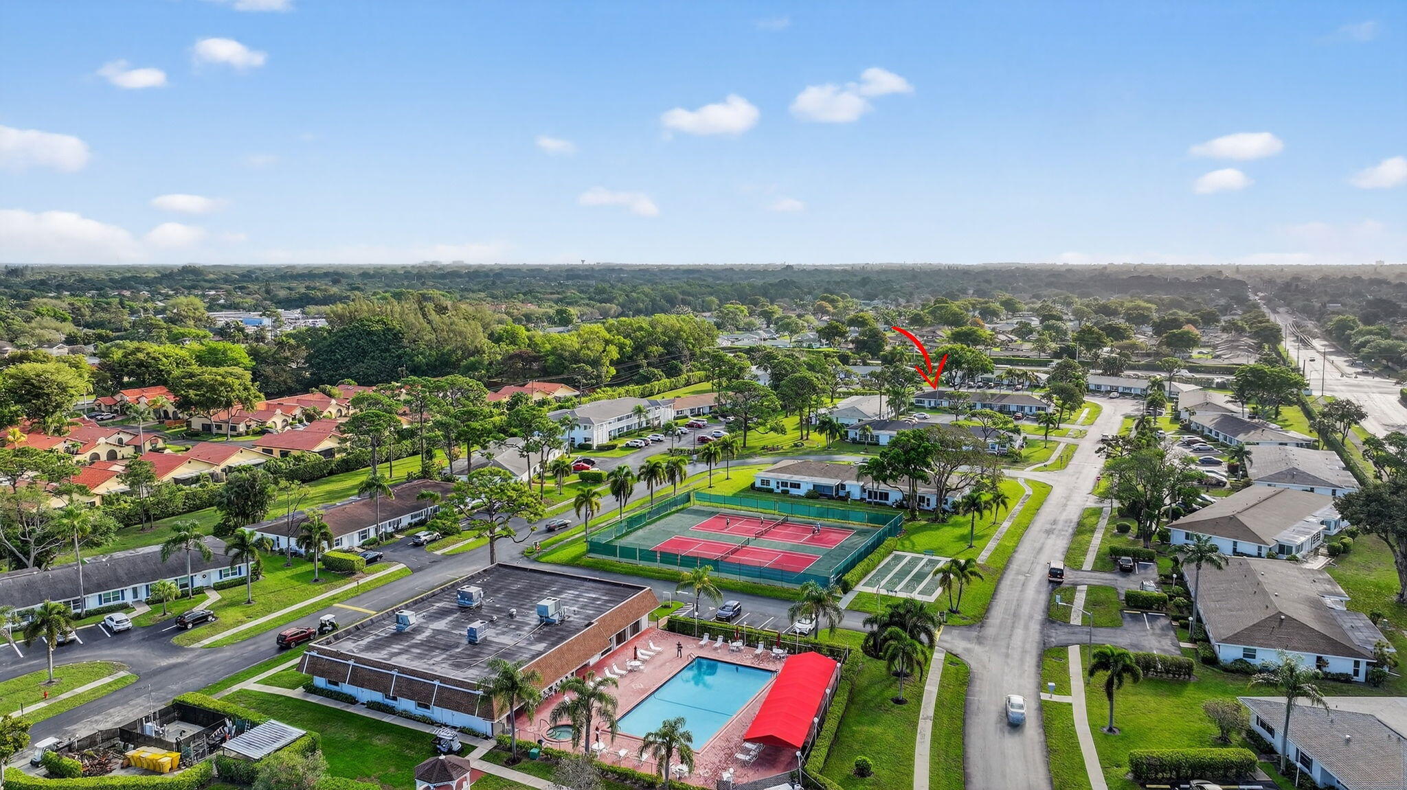 5093 Privet Place, Unit A1 Delray Beach, FL 33484 - Photo 54 of 54 an aerial view of multiple house
