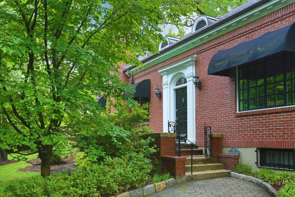 11 Worthington Road Brookline, MA 02446 - Photo 2 of 21 a front view of a house with sitting area