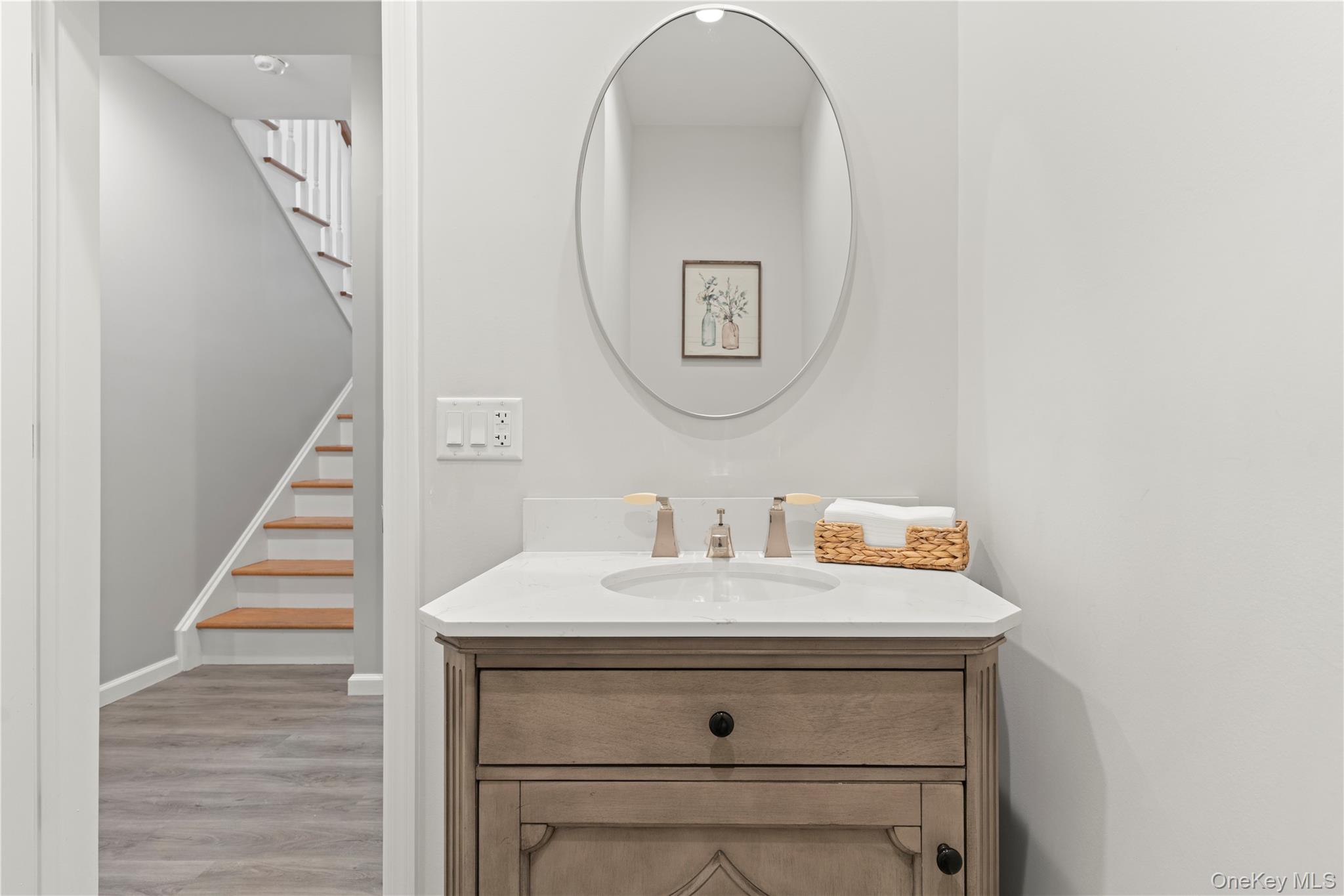 65 Beaver Road LaGrangeville, NY 12540 - Photo 26 of 40 a bathroom with a sink and a mirror