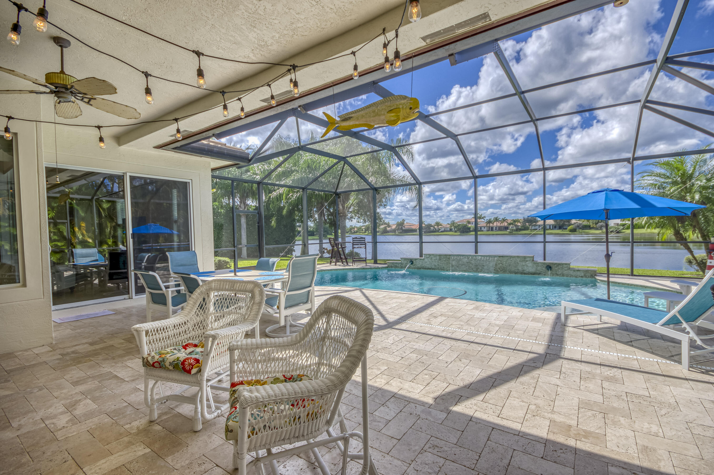 270 Rudder Cay Way Jupiter, FL 33458 - Photo 39 of 72 Pool with Screen Enclosure