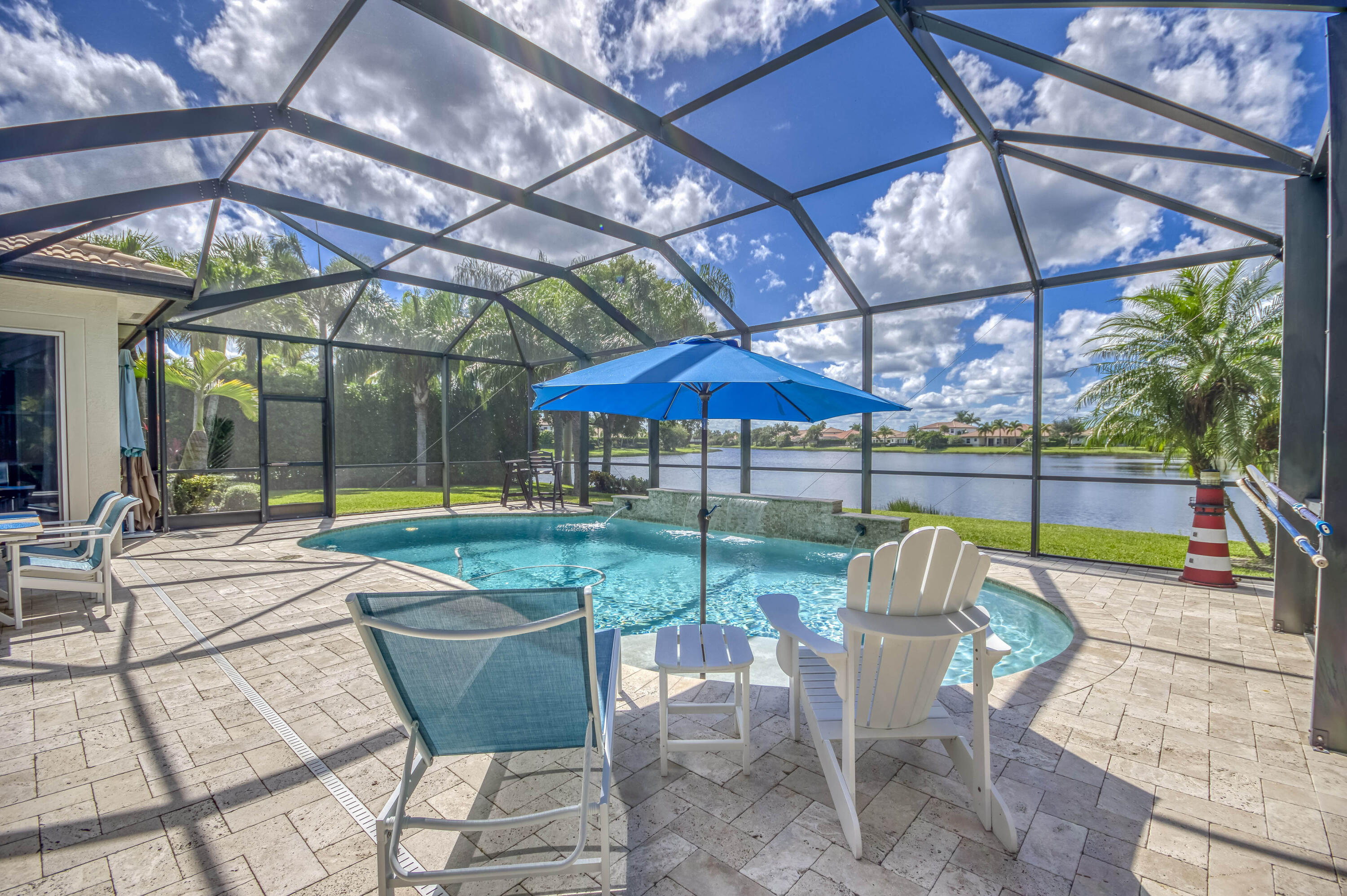 270 Rudder Cay Way Jupiter, FL 33458 - Photo 42 of 72 Pool with Screen Enclosure