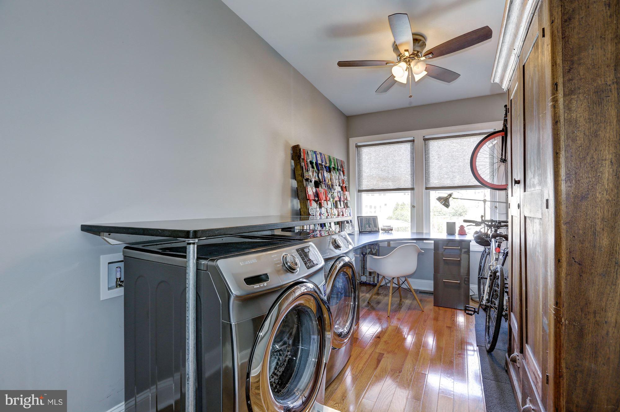 509 Decatur Street Northwest Washington, DC 20011 - Photo 17 of 27 3rd Bedroom Converted to Office/Laundry Room