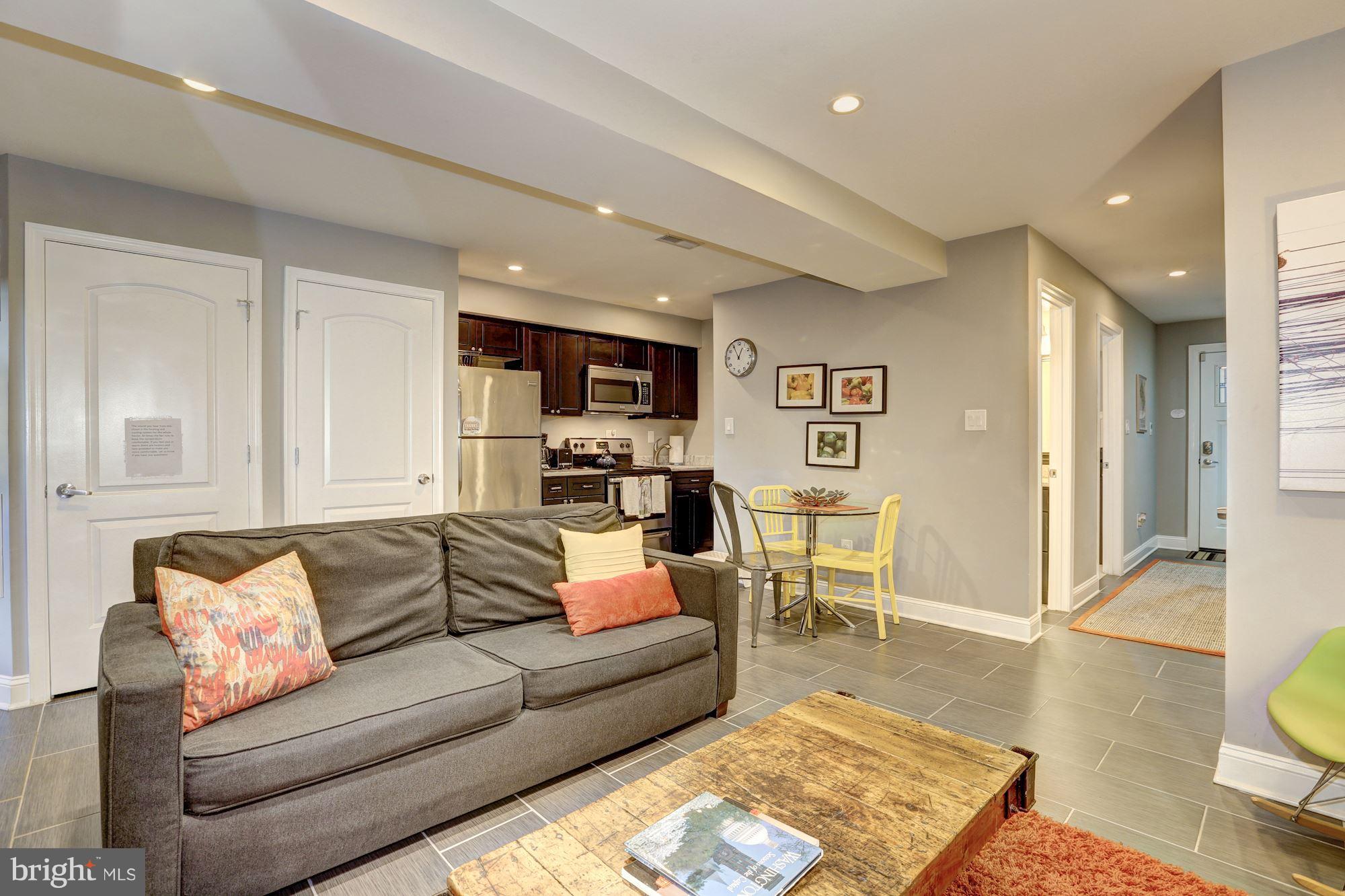 509 Decatur Street Northwest Washington, DC 20011 - Photo 21 of 27 Lower Level Living Room