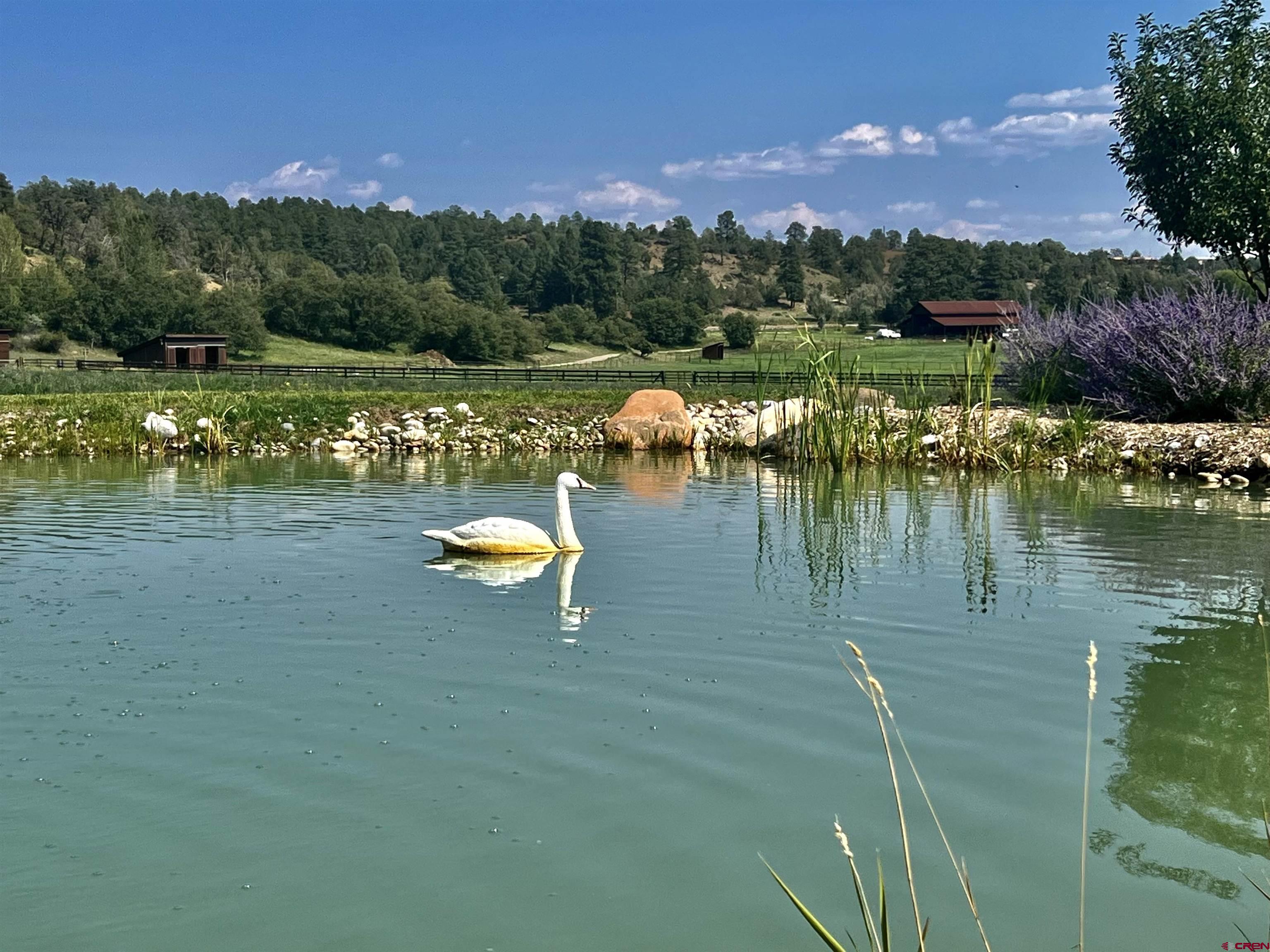 2777 County Road 225 Durango, CO 81301 - Photo 27 of 35 a view of a lake with houses in the back
