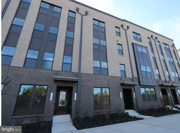 a front view of a building