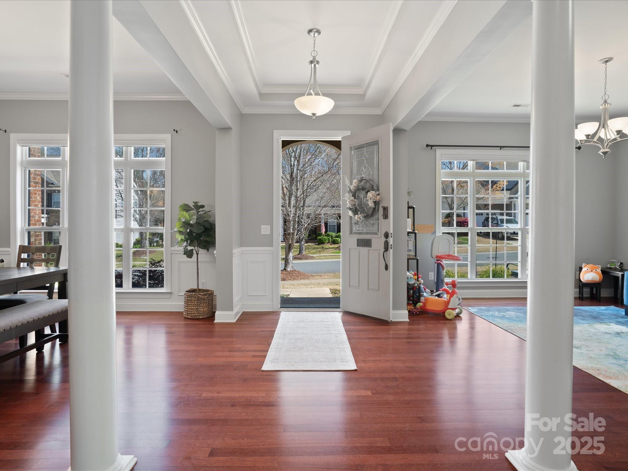 567 Quicksilver Trail Fort Mill, SC 29708 - Photo 8 of 37 a living room with furniture and a large window