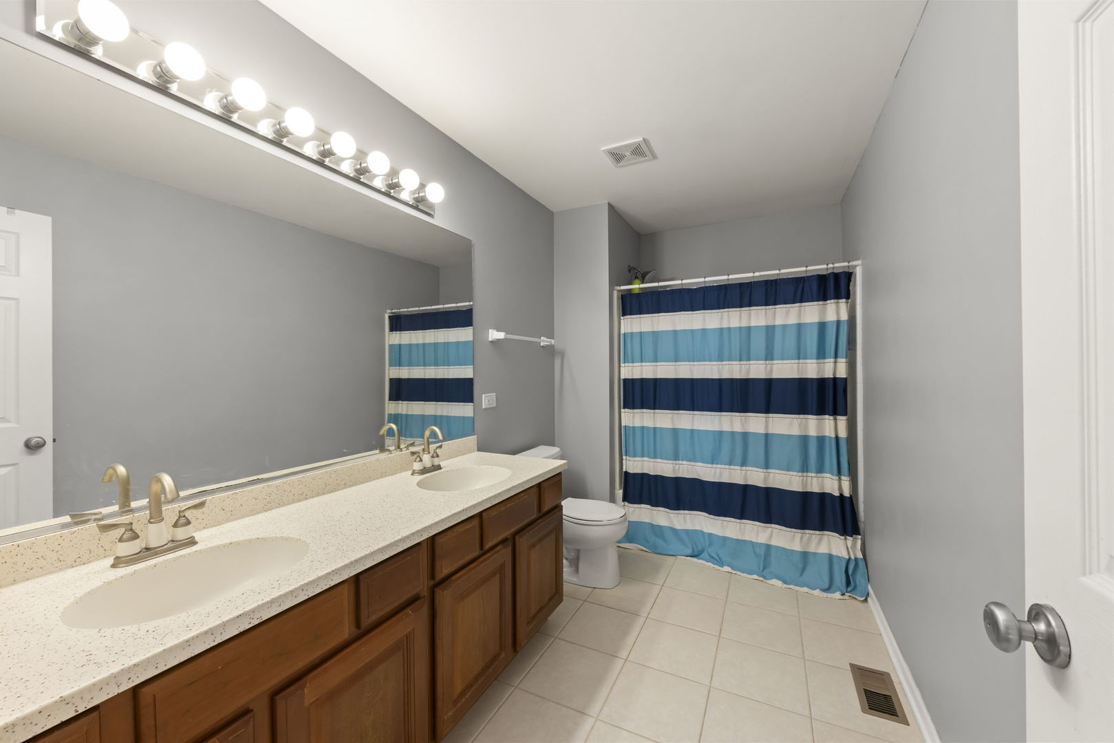1934 Raintree Road Yorkville, IL 60560 - Photo 25 of 40 a bathroom with a double vanity sink mirror and bathtub