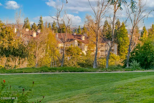 a view of a lake with a mountain