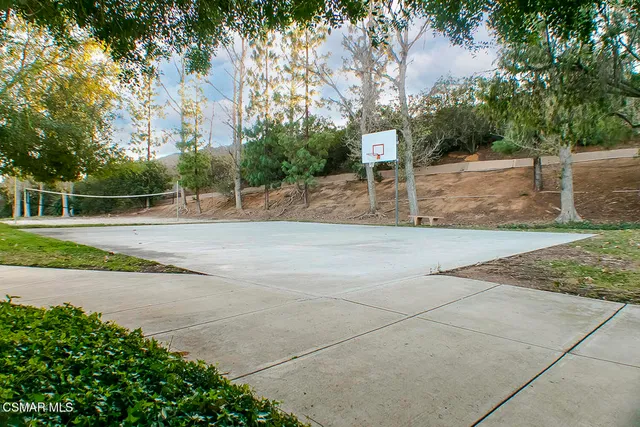 a view of a basketball court