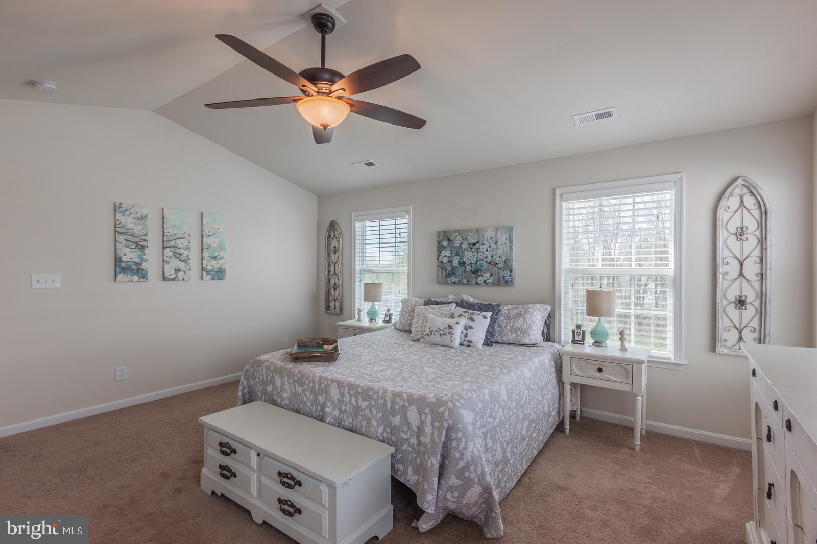 5282 Longbow Road King George, VA 22485 - Photo 26 of 48 Master Bedroom With Ceiling Fan