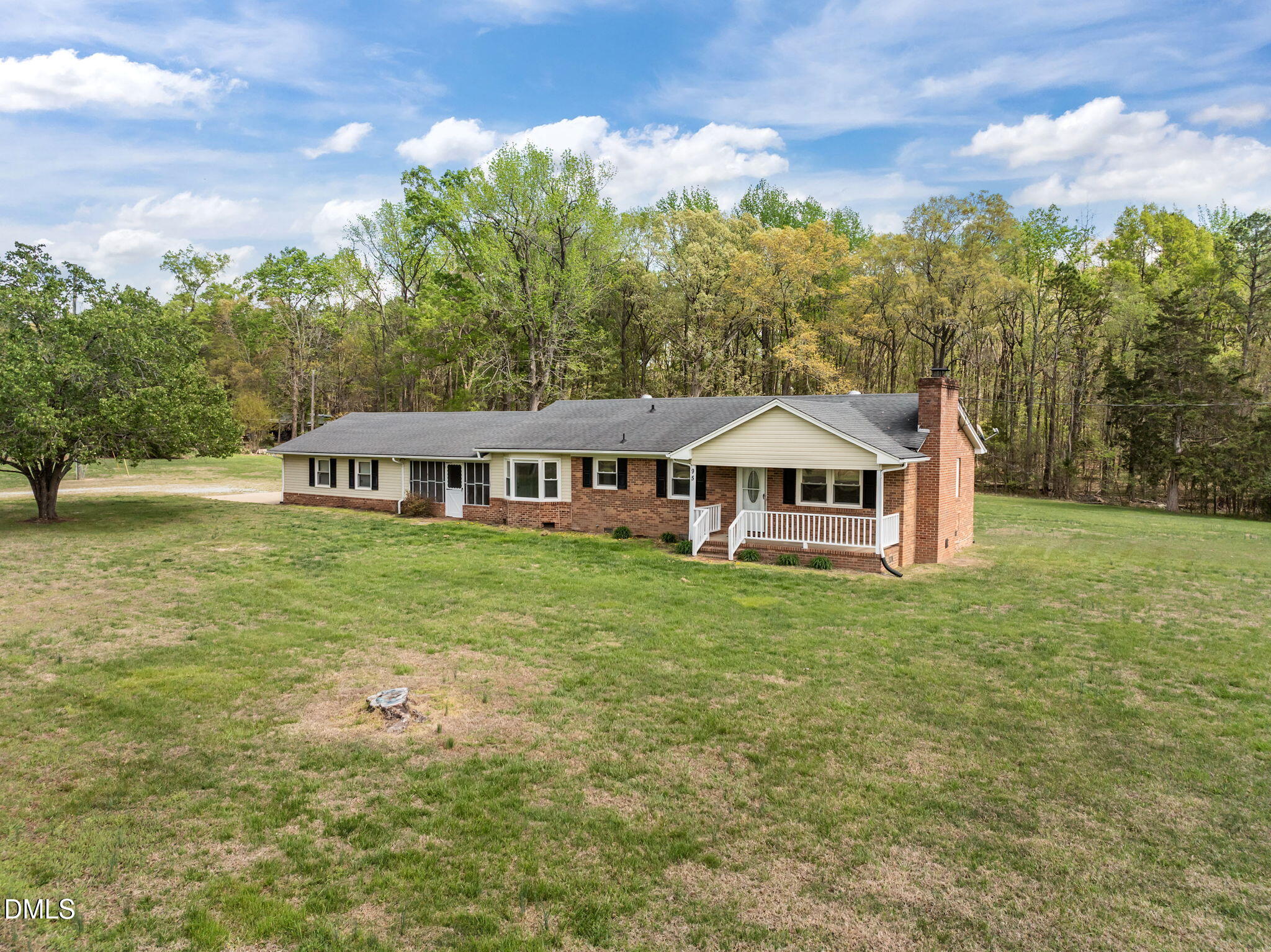 95 Harold Gill Road Roxboro, NC 27574 - Photo 42 of 53 a view of a house with a yard balcony