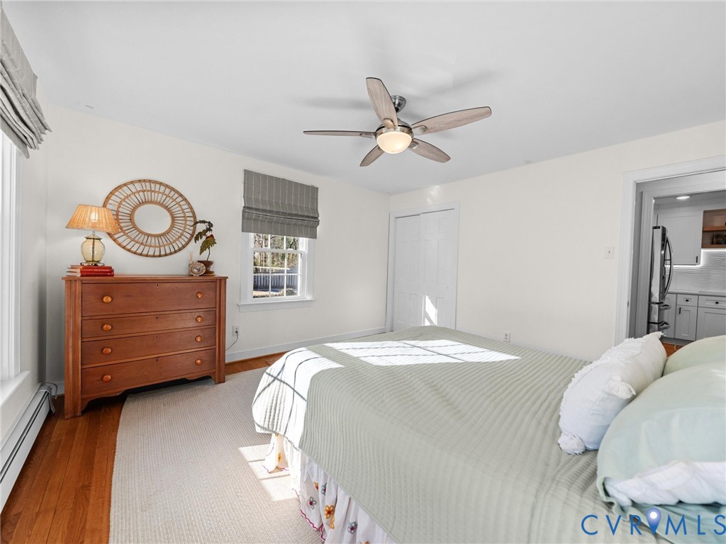 8636 Trabue Road Richmond, VA 23235 - Photo 19 of 50 First Floor Bedroom features a ceiling fan light a