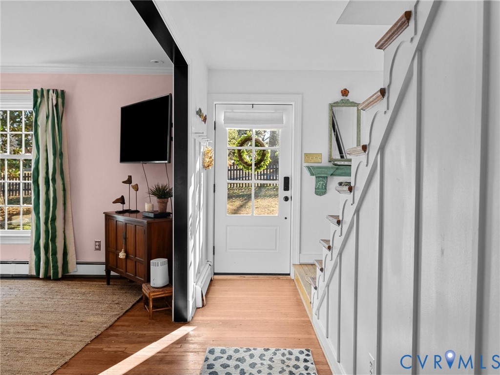 8636 Trabue Road Richmond, VA 23235 - Photo 23 of 50 View of the foyer to the living room has been wide