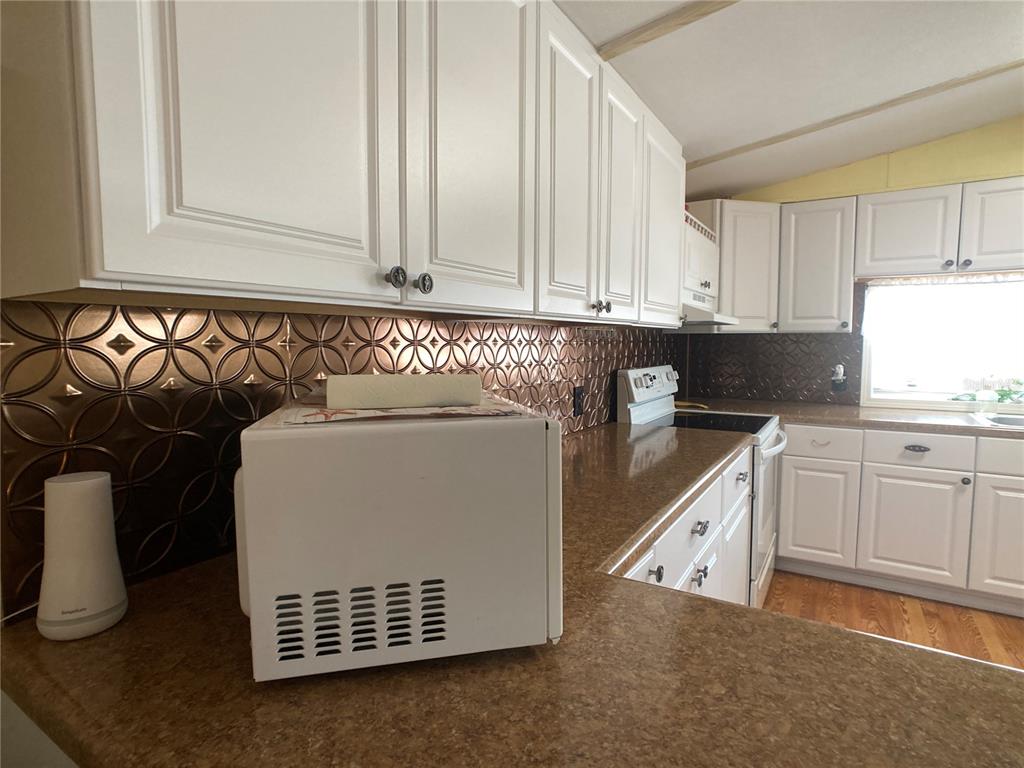 1710 7th Street Southwest, Unit 24 Ruskin, FL 33570 - Photo 8 of 44 a kitchen with granite countertop white cabinets and sink