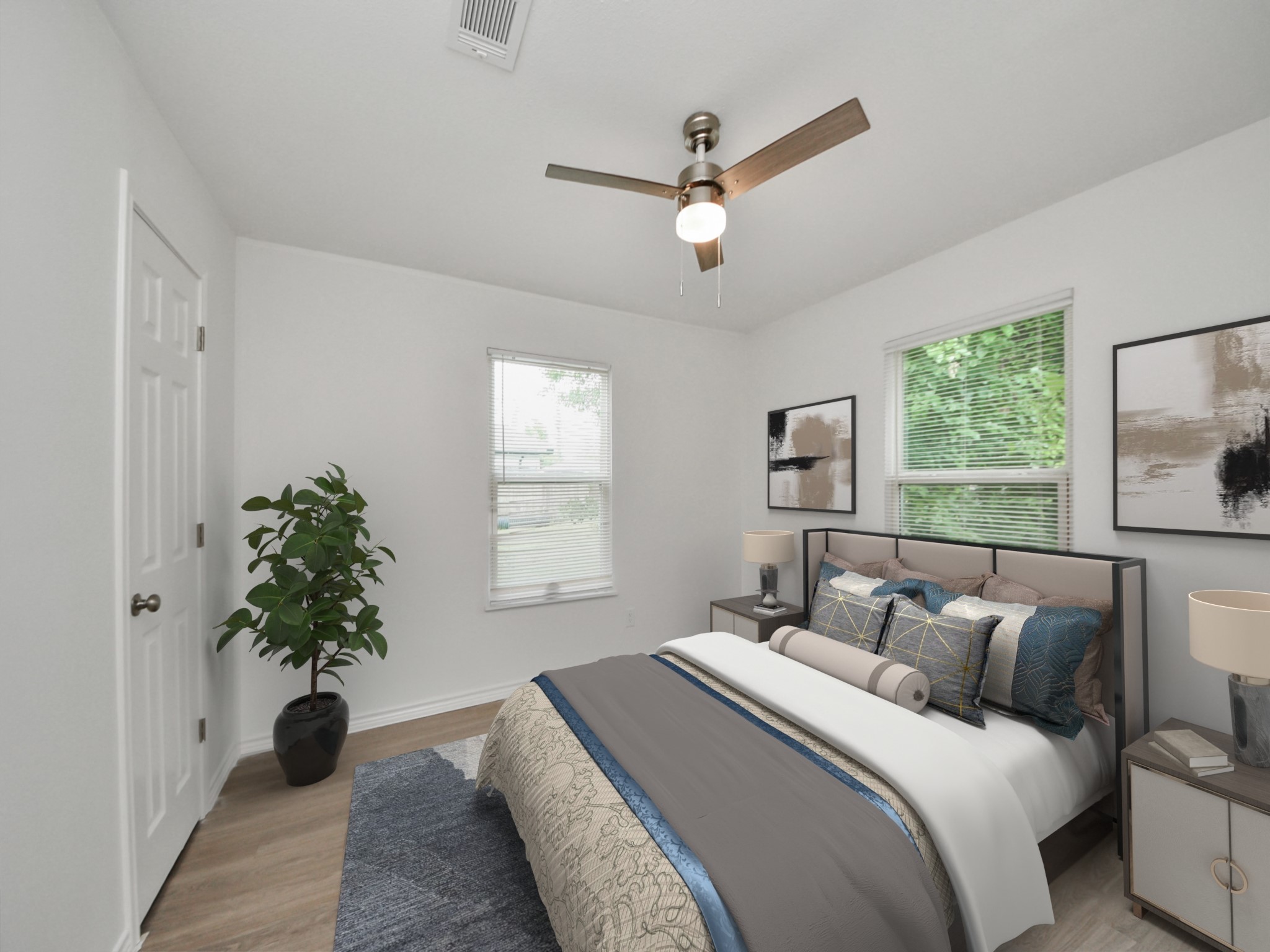 7004 Conley Street Houston, TX 77021 - Photo 6 of 32 a bedroom with a bed and a window