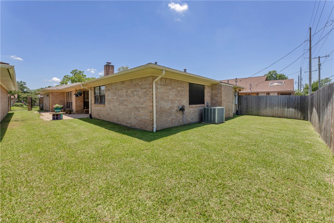 2911 Braeburn Street Bryan, TX 77802 - Photo 30 of 30 Plenty of Yard to enjoy Outdoor Entertaining, Pets, Gardening and Outdoor Play!
