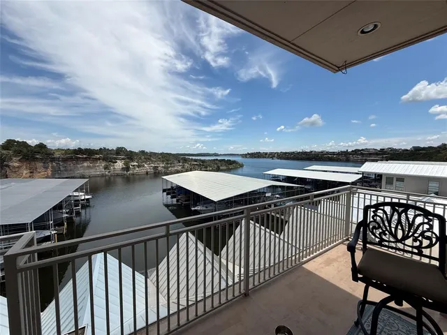 a view of city from balcony