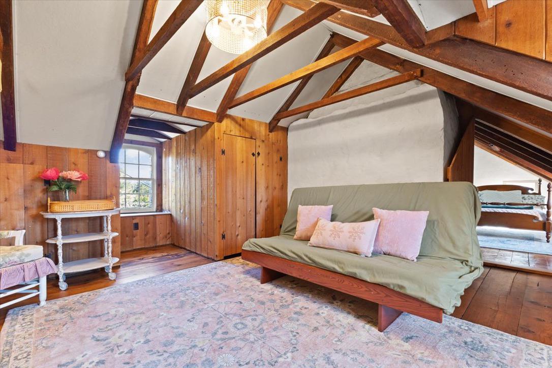 1507 River Road New Hope, PA 18938 - Photo 7 of 22 Large attic retreat with rustic beams.