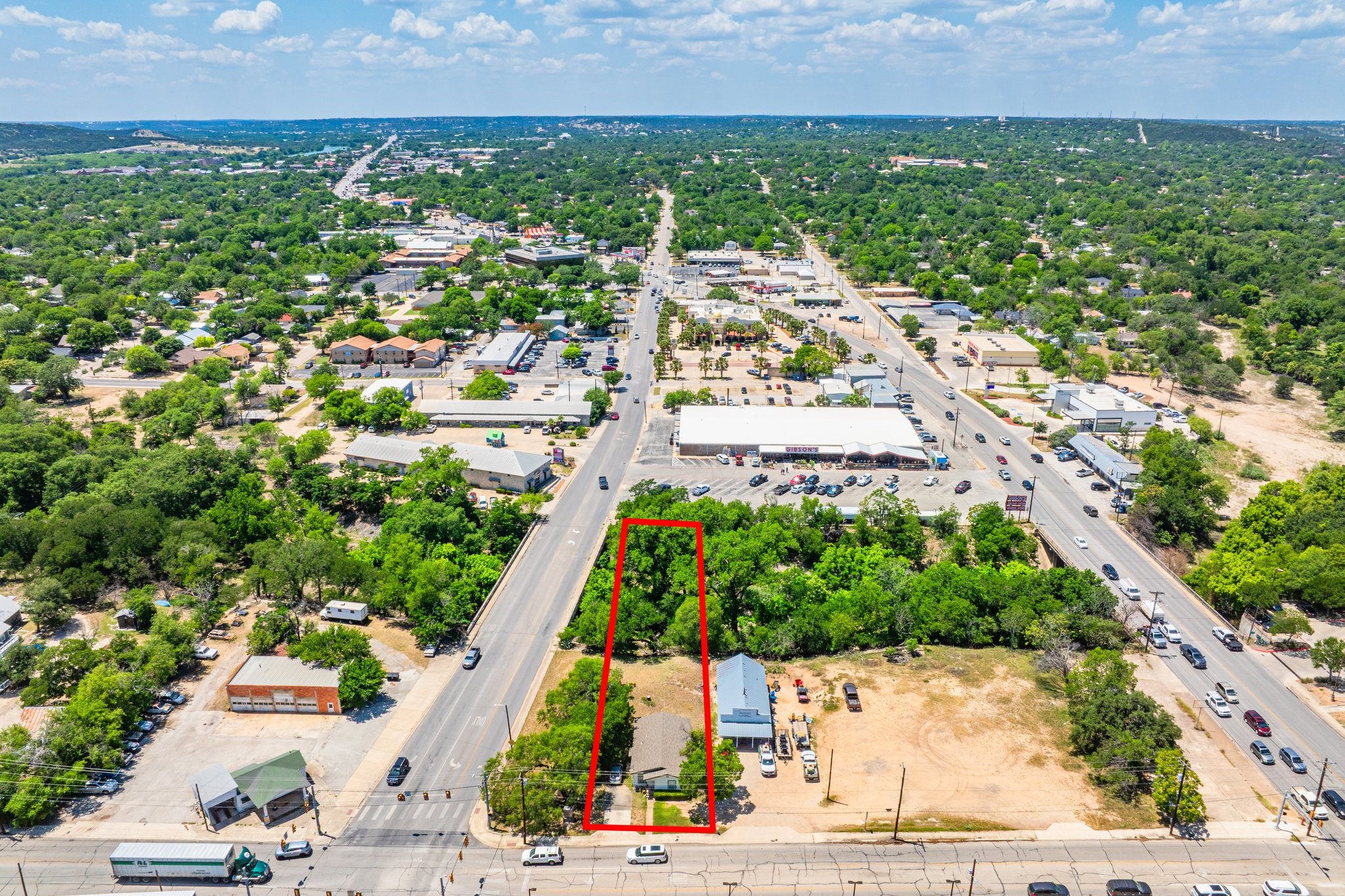 208 Francisco Lemos Street Kerrville, TX 78028 - Photo 4 of 29 an aerial view of a city
