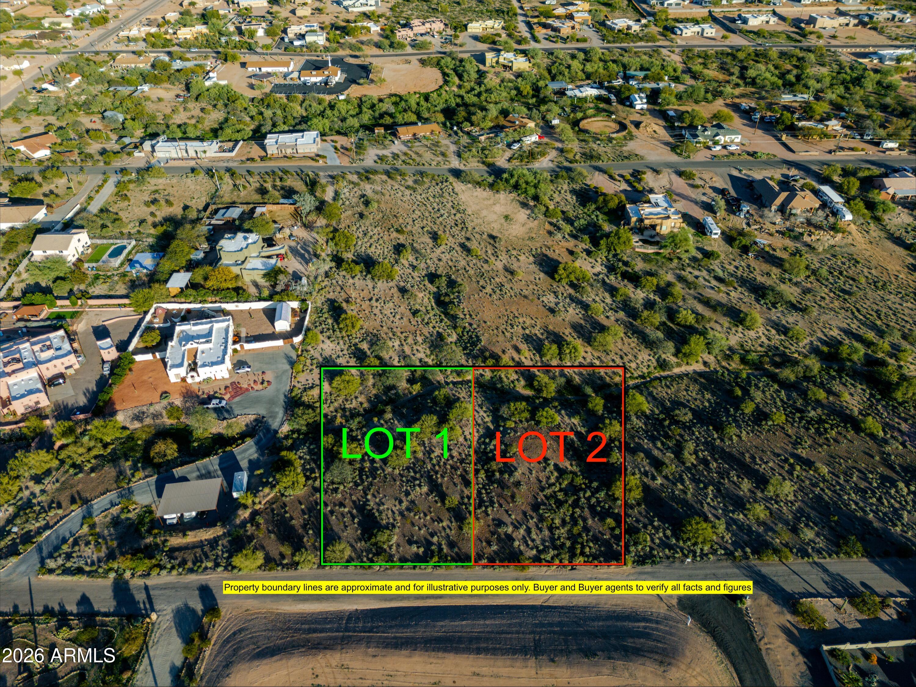 0 South Roadrunner Road, Unit 2 Apache Junction, AZ 85119 - Photo 3 of 11 Aerial Lots 1&2