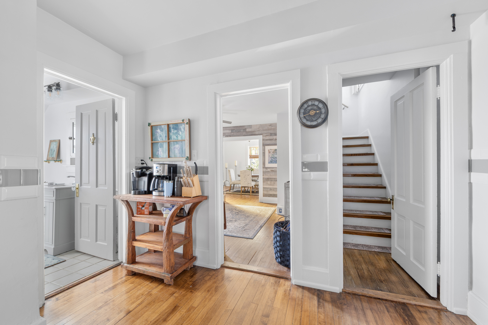 3 East Slade Street Palatine, IL 60067 - Photo 4 of 45 a view of a hallway with dining room and wooden floor