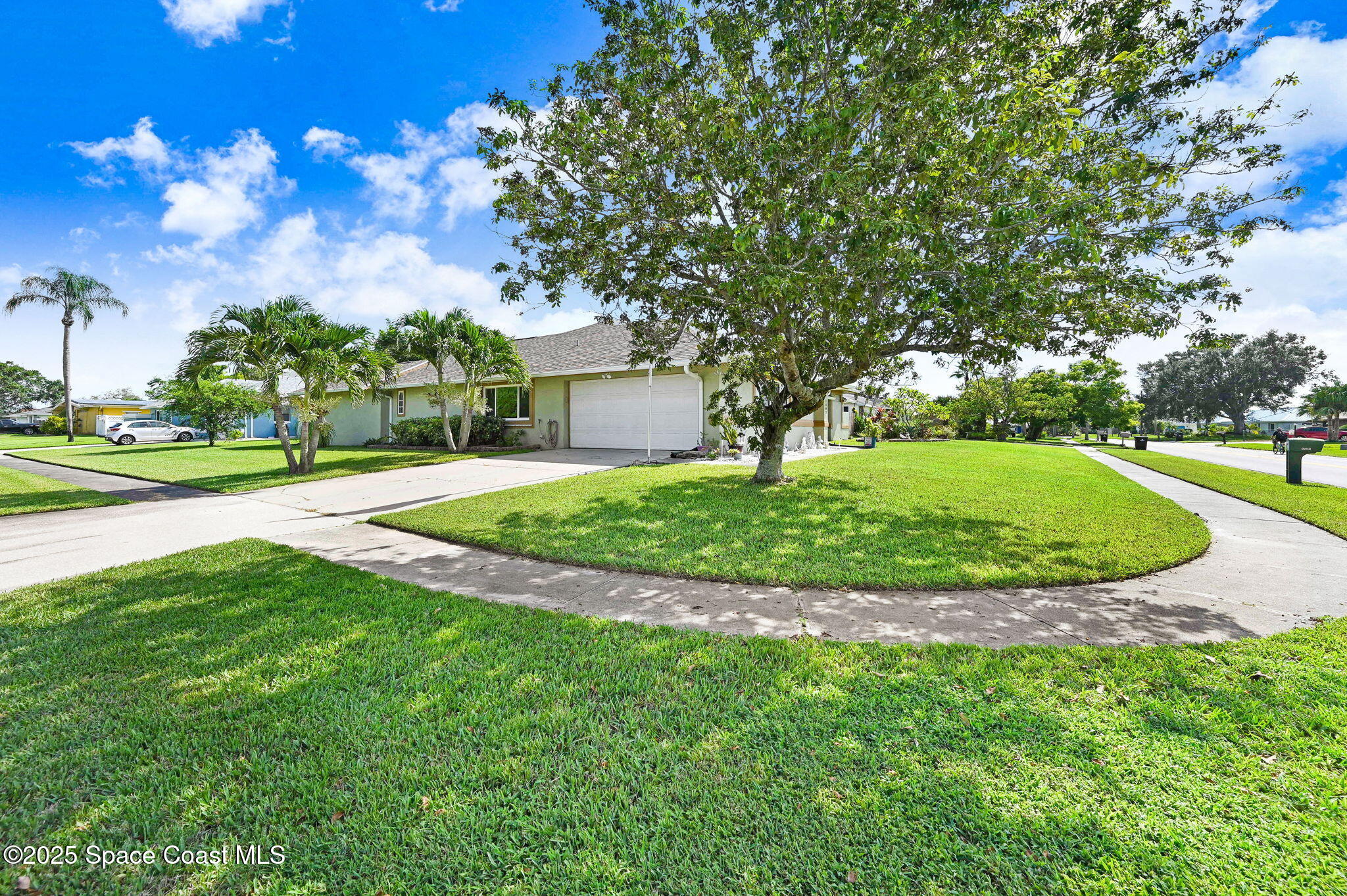 1507 Meadowbrook Road Northeast Palm Bay, FL 32905 - Photo 39 of 50 a view of a house with a big yard