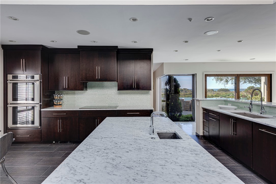 111 Ocean Avenue Newport, RI 02840 - Photo 18 of 46 Ocean views from the kitchen