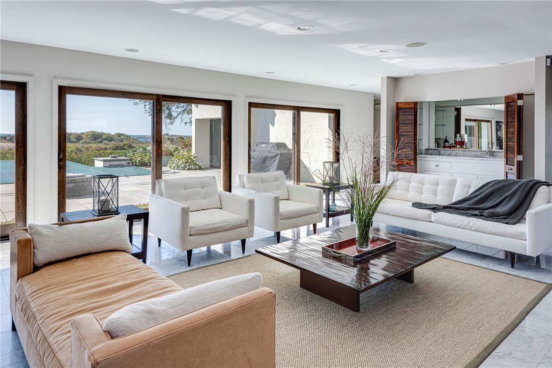 111 Ocean Avenue Newport, RI 02840 - Photo 2 of 46 Natural light views to the Atlantic . Open Living area