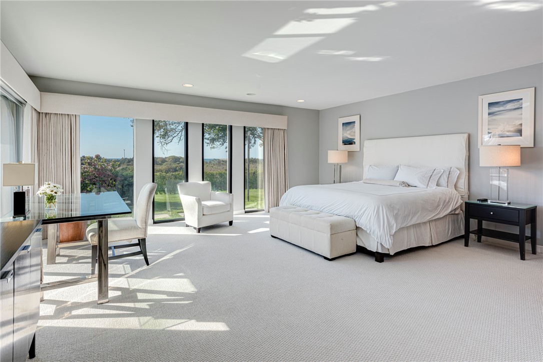 111 Ocean Avenue Newport, RI 02840 - Photo 24 of 46 Primary Bedroom with Ocean views- King Bed
