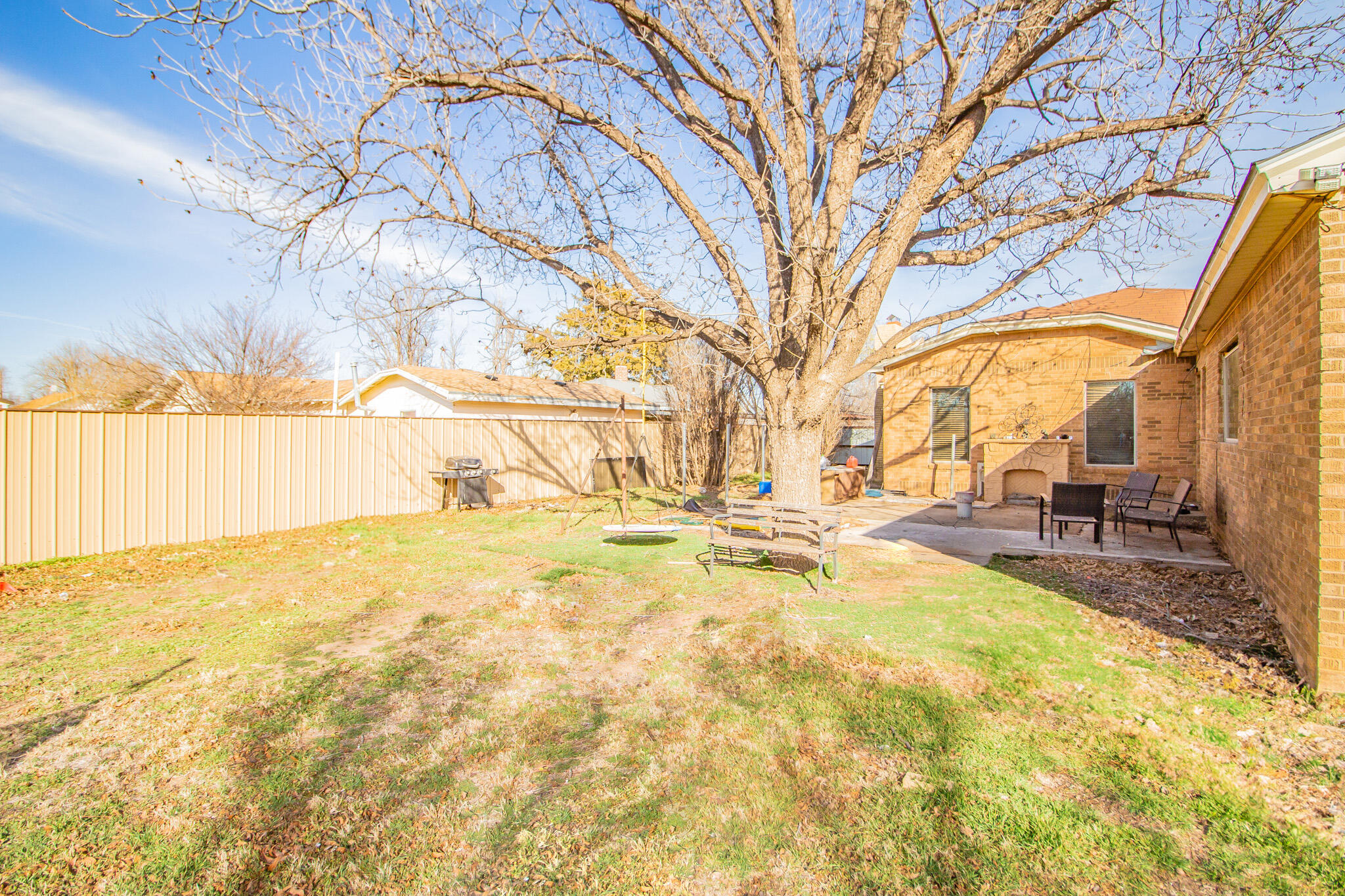 907 Ave H Hale Center, TX 79041 - Photo 32 of 32 a view of yard with swimming pool