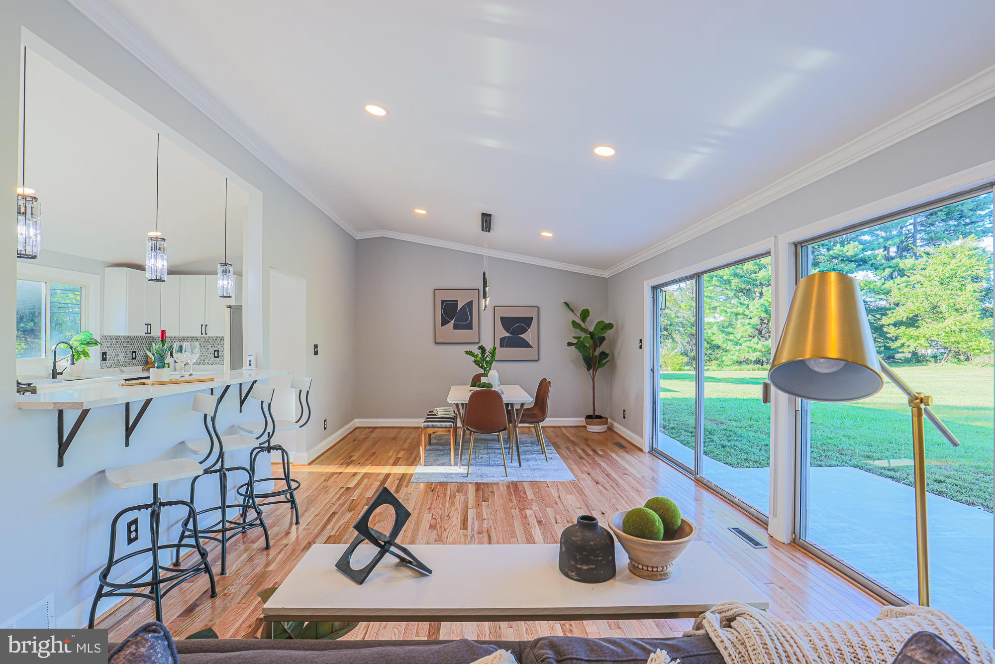 8319 Stevenson Road Pikesville, MD 21208 - Photo 22 of 97 Living room dining room open from kitchen