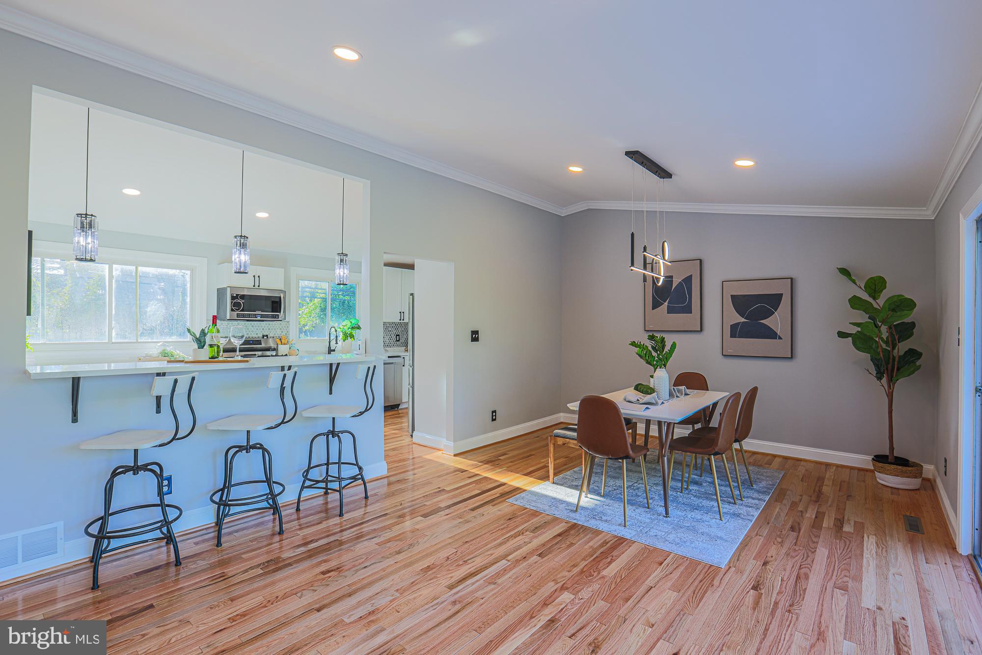 8319 Stevenson Road Pikesville, MD 21208 - Photo 24 of 97 Breakfast bar pendulum lights