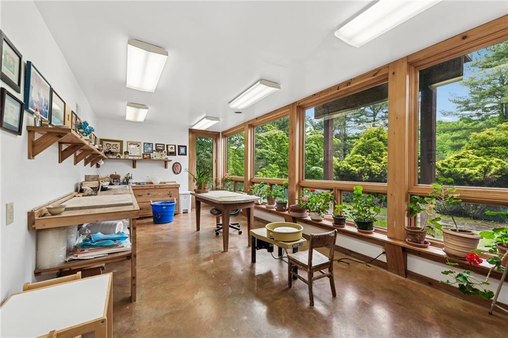 428 Jefferson School Road Ligonier, PA 15658 - Photo 35 of 50 a living room with furniture and a large window