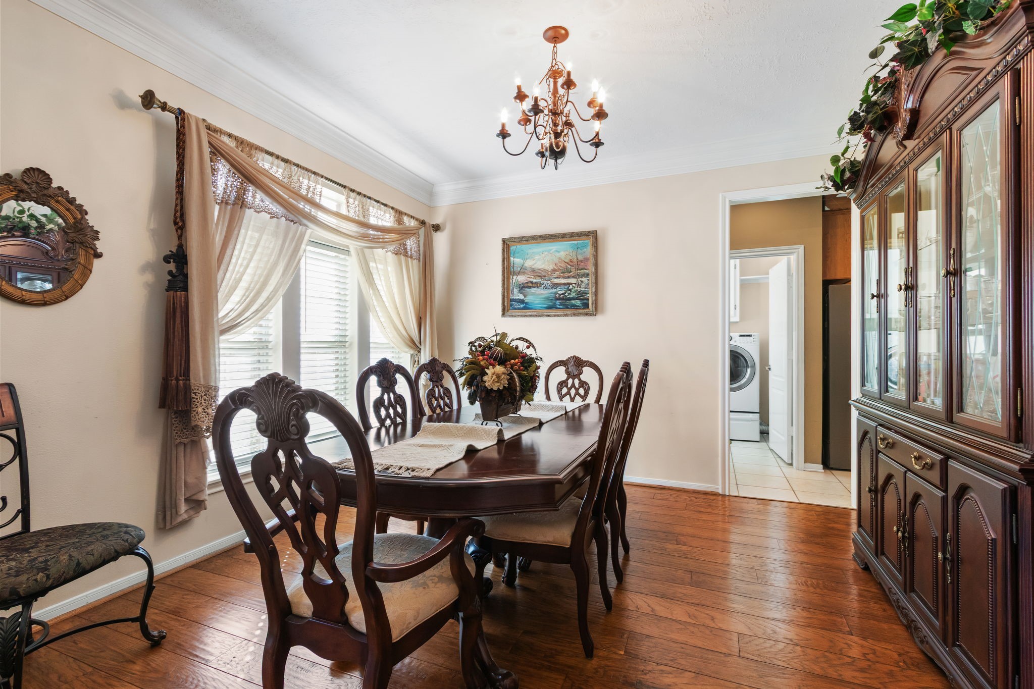 3618 Walnut Forest Lane Spring, TX 77388 - Photo 11 of 43 a view of a a dining room with furniture window and wooden floor