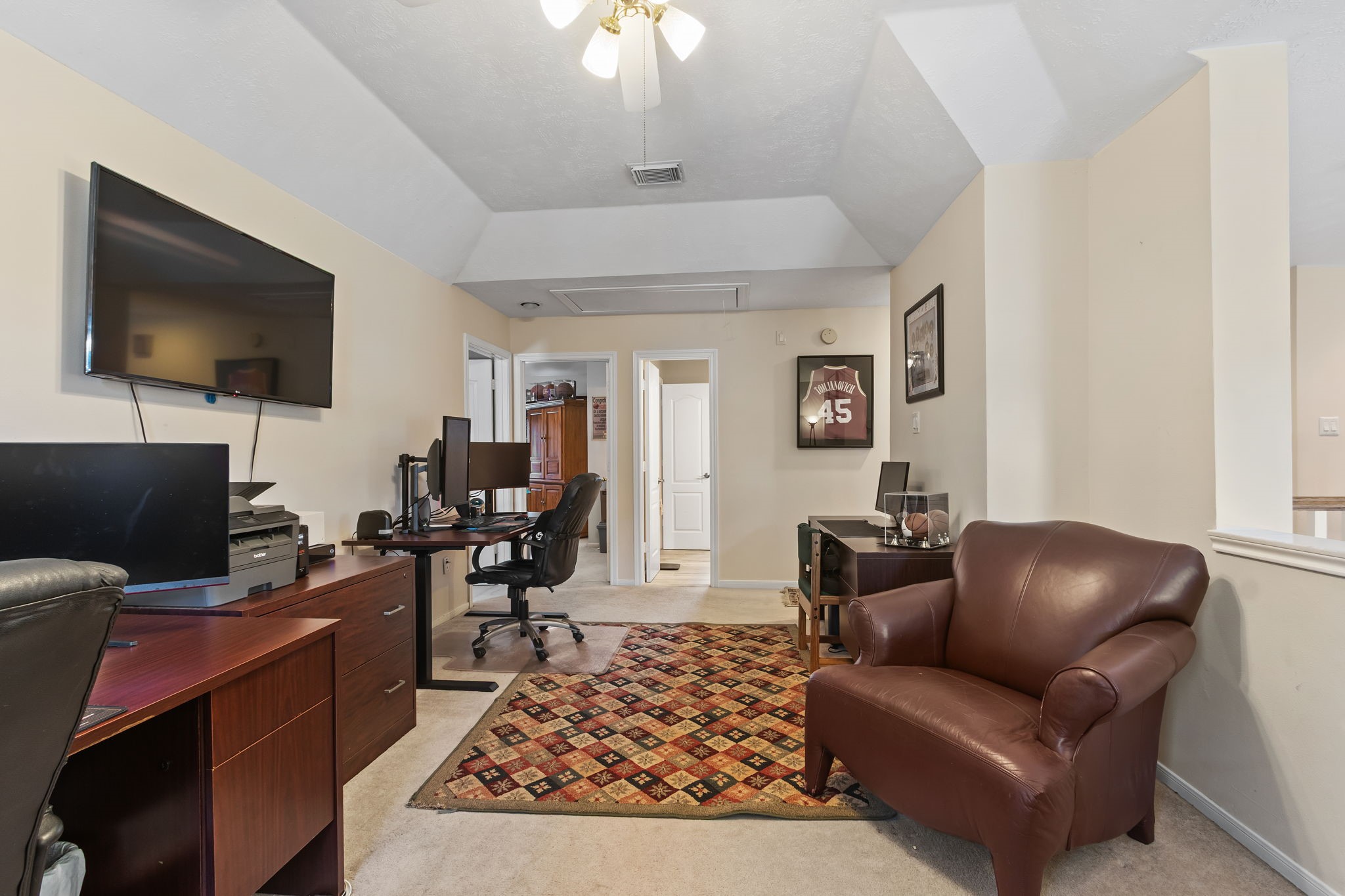 3618 Walnut Forest Lane Spring, TX 77388 - Photo 31 of 43 a living room with furniture a flat screen tv and a window