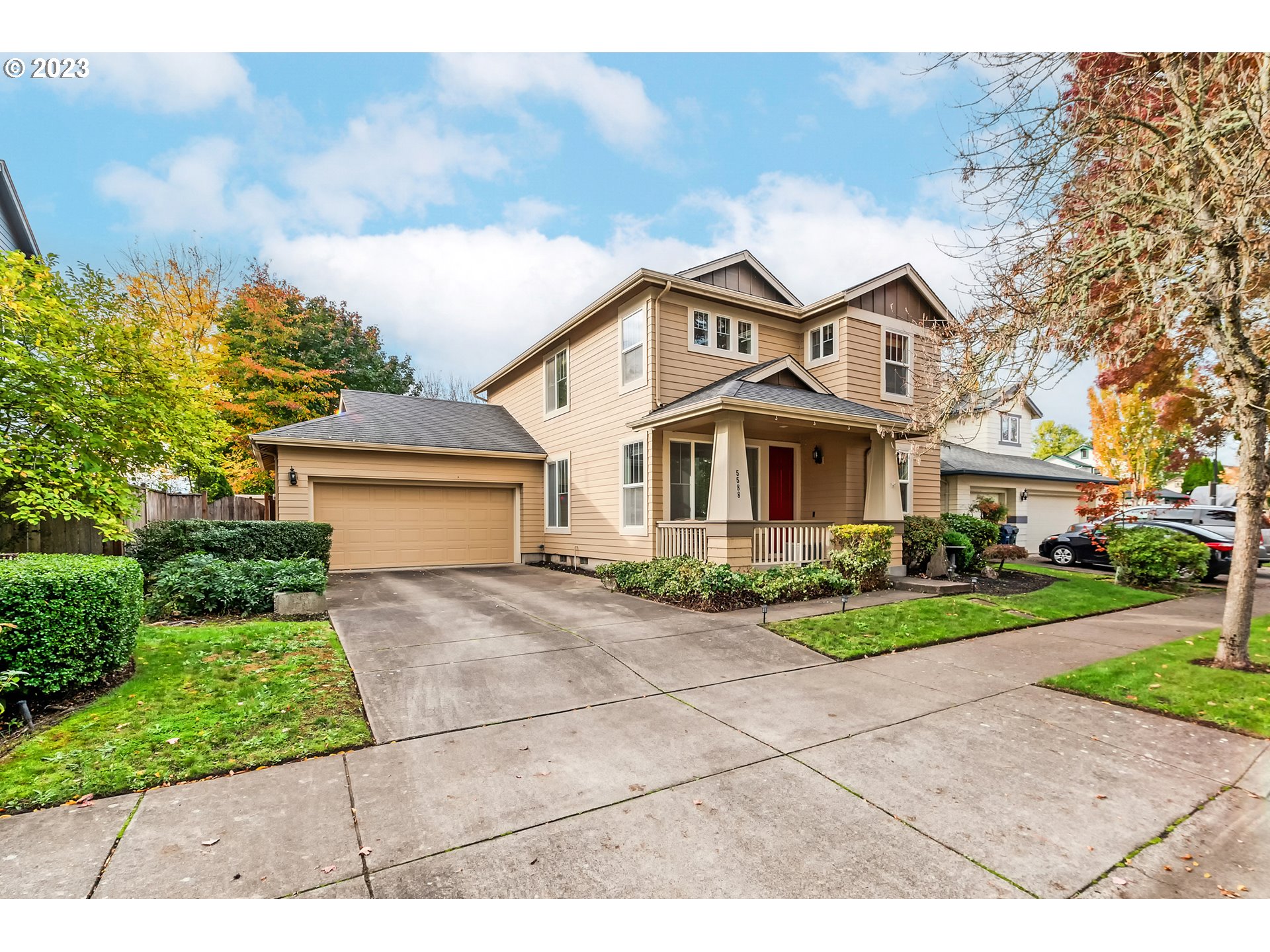 5588 Wales Drive Eugene, OR 97402 - Photo 1 of 41 a front view of a house with a yard