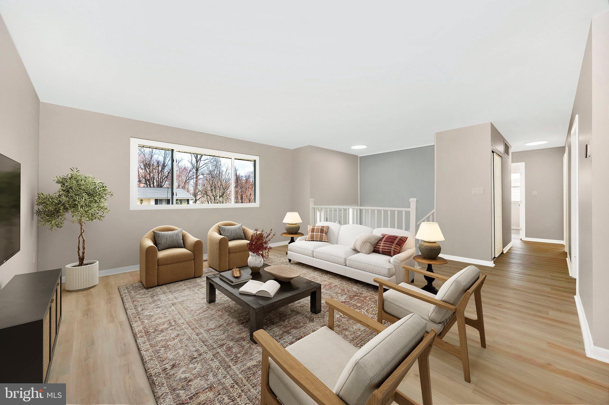 4006 Rouen Road Randallstown, MD 21133 - Photo 6 of 59 living room virtually staged