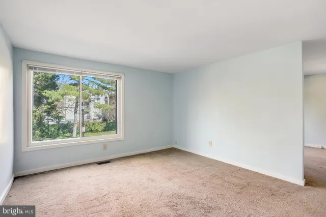 a view of an empty room