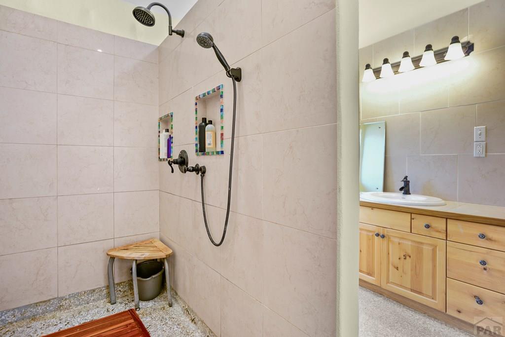 13045 Picketwire Road Boncarbo, CO 81024 - Photo 25 of 42 a bathroom with a shower