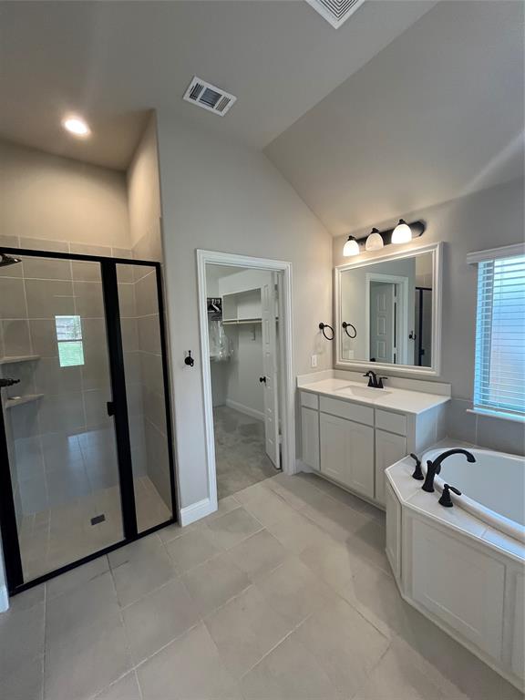 118 Jazlyn Road Keene, TX 76059 - Photo 13 of 23 PRIMARY TUB AND SHOWER