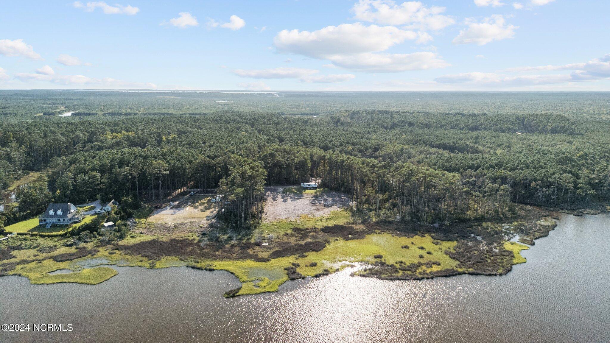 280 Donnie Davis Road Smyrna, NC 28579 - Photo 4 of 21 Aerial of lot