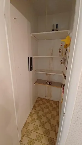 a view of a closet