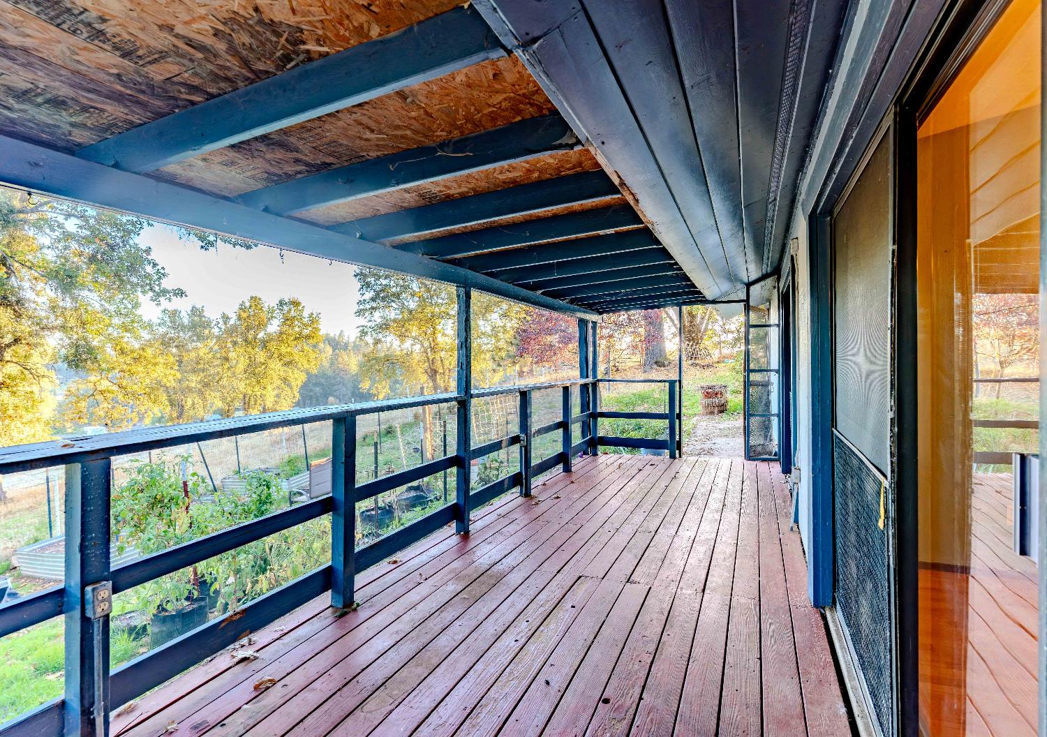33 Stanley Road West Point, CA 95255 - Photo 29 of 46 a view of balcony with wooden floor