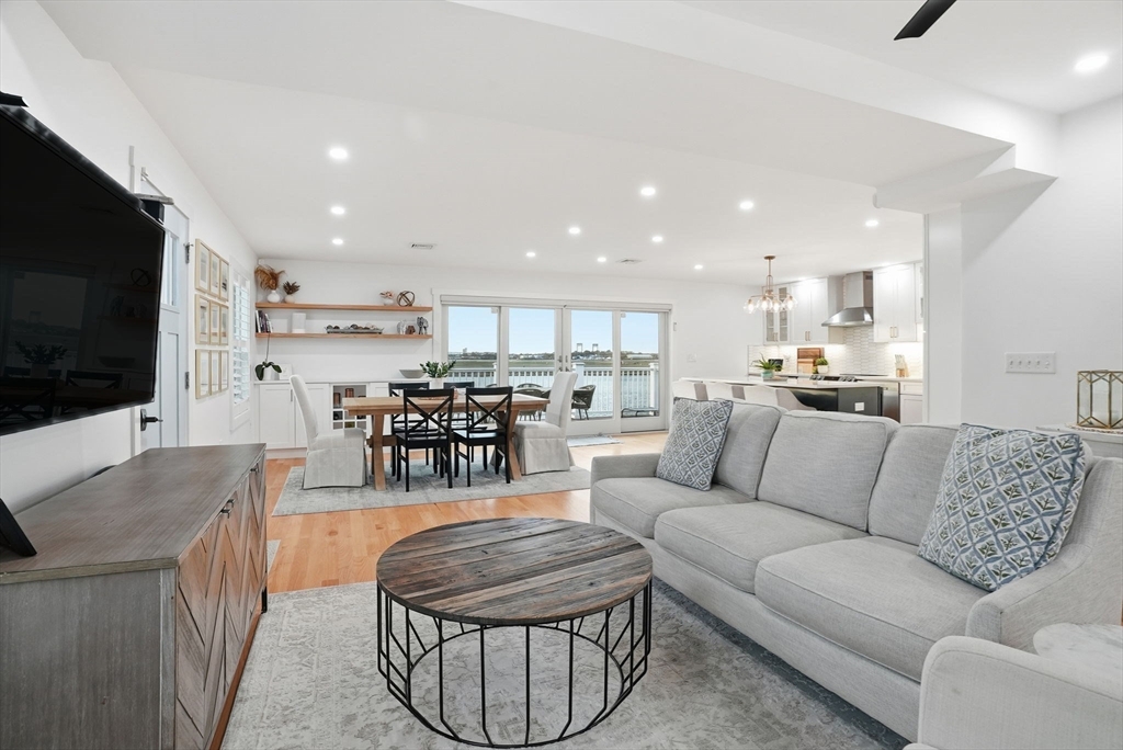 191 Court Road, Unit 3 Winthrop, MA 02152 - Photo 6 of 23 a living room with furniture and a flat screen tv