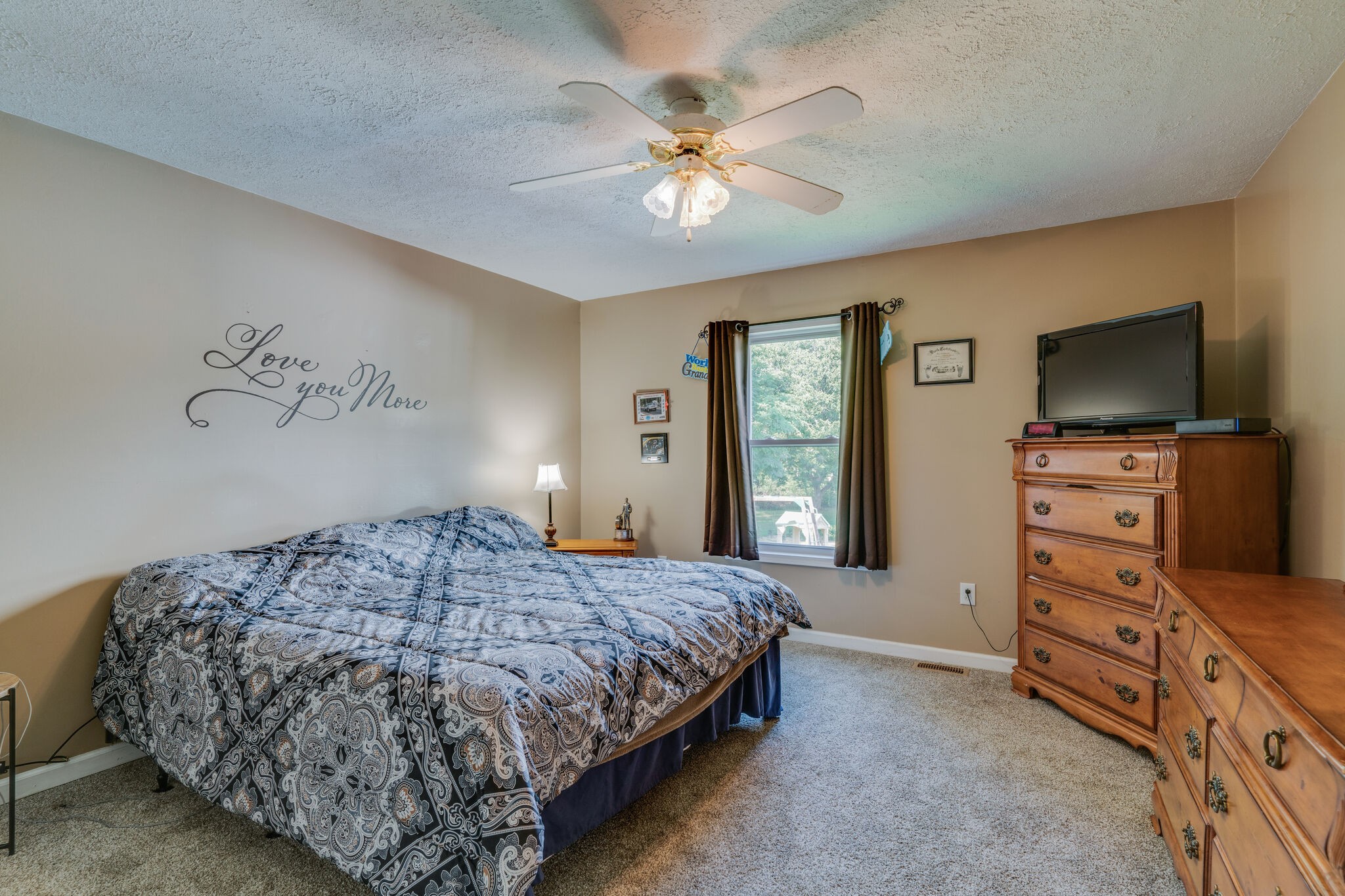 2755 Gideon Road Greenbrier, TN 37073 - Photo 16 of 30 a bedroom with a bed and a television