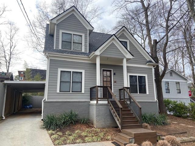 104 Hillcrest Avenue Decatur, GA 30030 - Photo 1 of 1 a front view of a house with yard