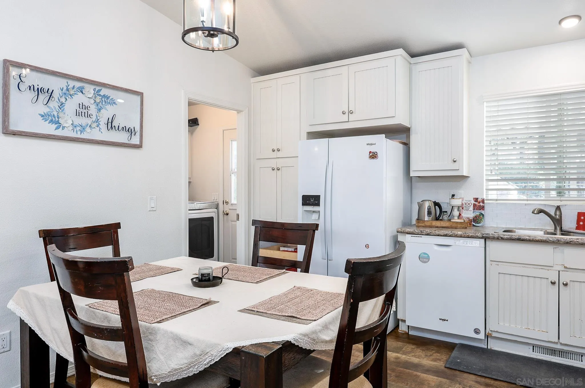 3505 Alpine Boulevard, Unit SPC 11 Alpine, CA 91901 - Photo 11 of 43 a kitchen with stainless steel appliances granite countertop a dining table and chairs