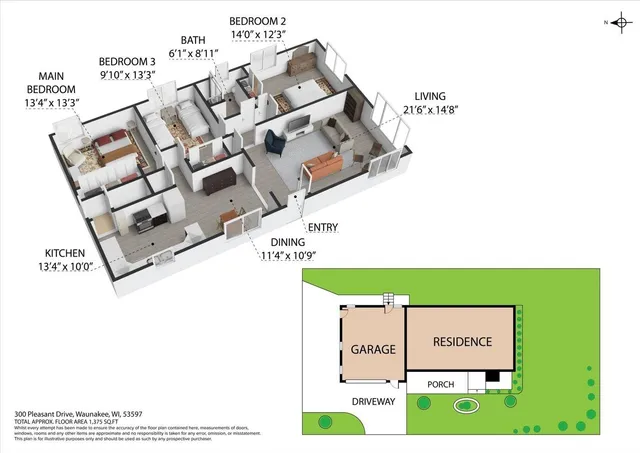 $2,500 | 300 Pleasant Drive, Waunakee, WI 53597