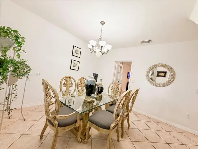 a kitchen with cabinets and chairs
